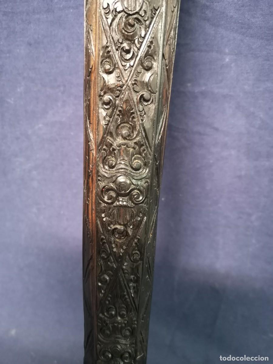 Militaria: KRIS INDONESIA EN MADERA - Foto 5