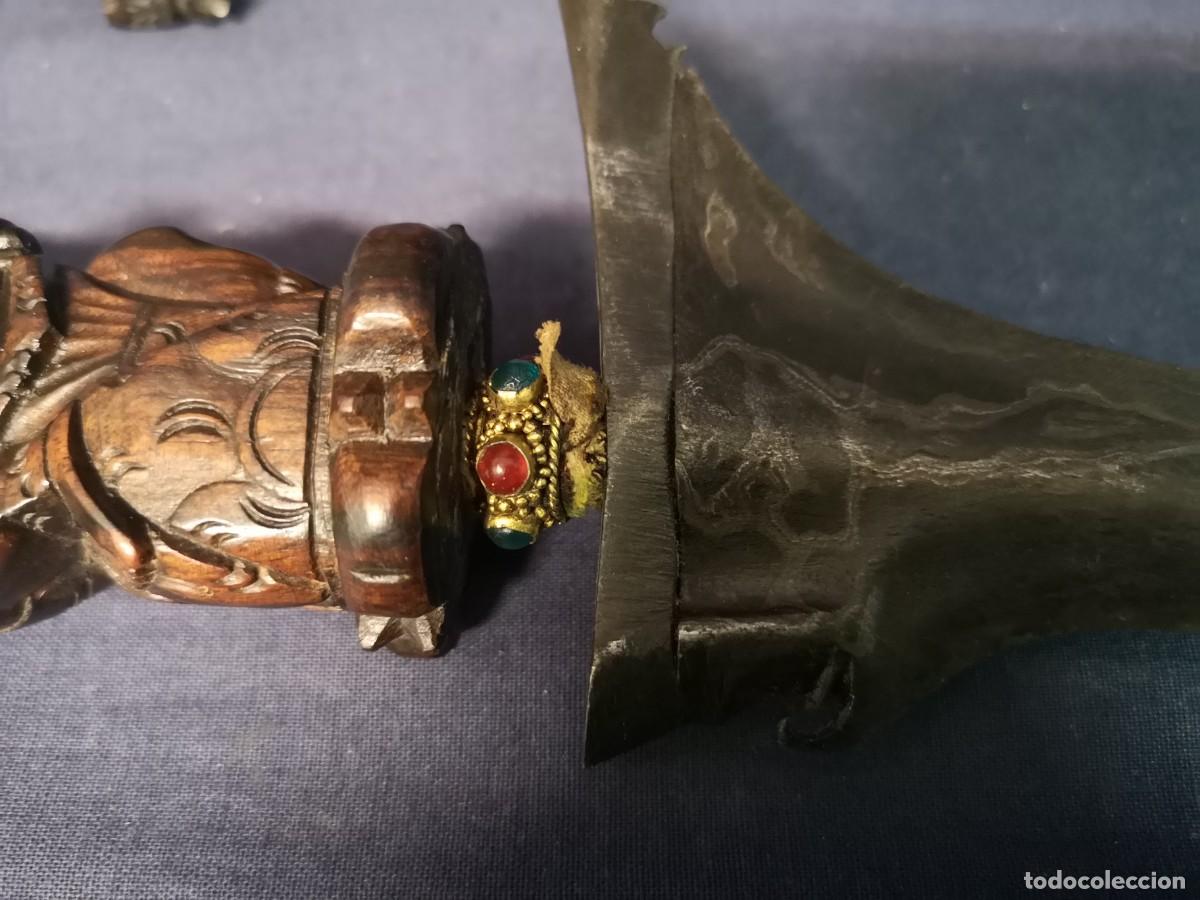 Militaria: KRIS INDONESIA EN MADERA - Foto 13