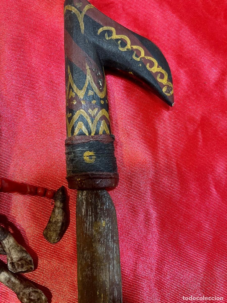 Militaria: - PU&Ntilde;AL MADERA INDIA - Foto 3