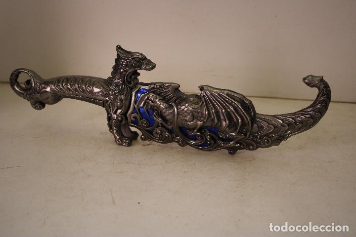 Militaria: daga dragon azul - Foto 2