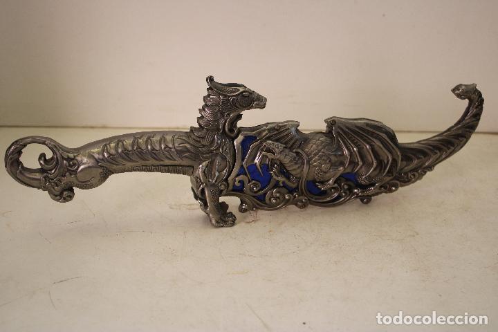 Militaria: daga dragon azul - Foto 5
