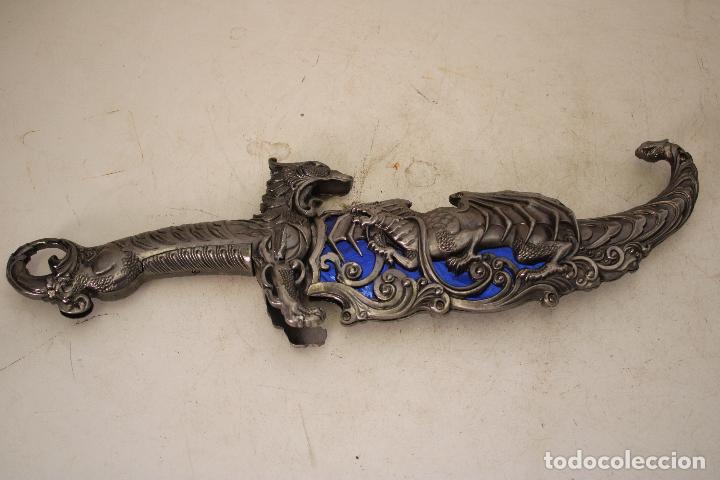 Militaria: daga dragon azul - Foto 1