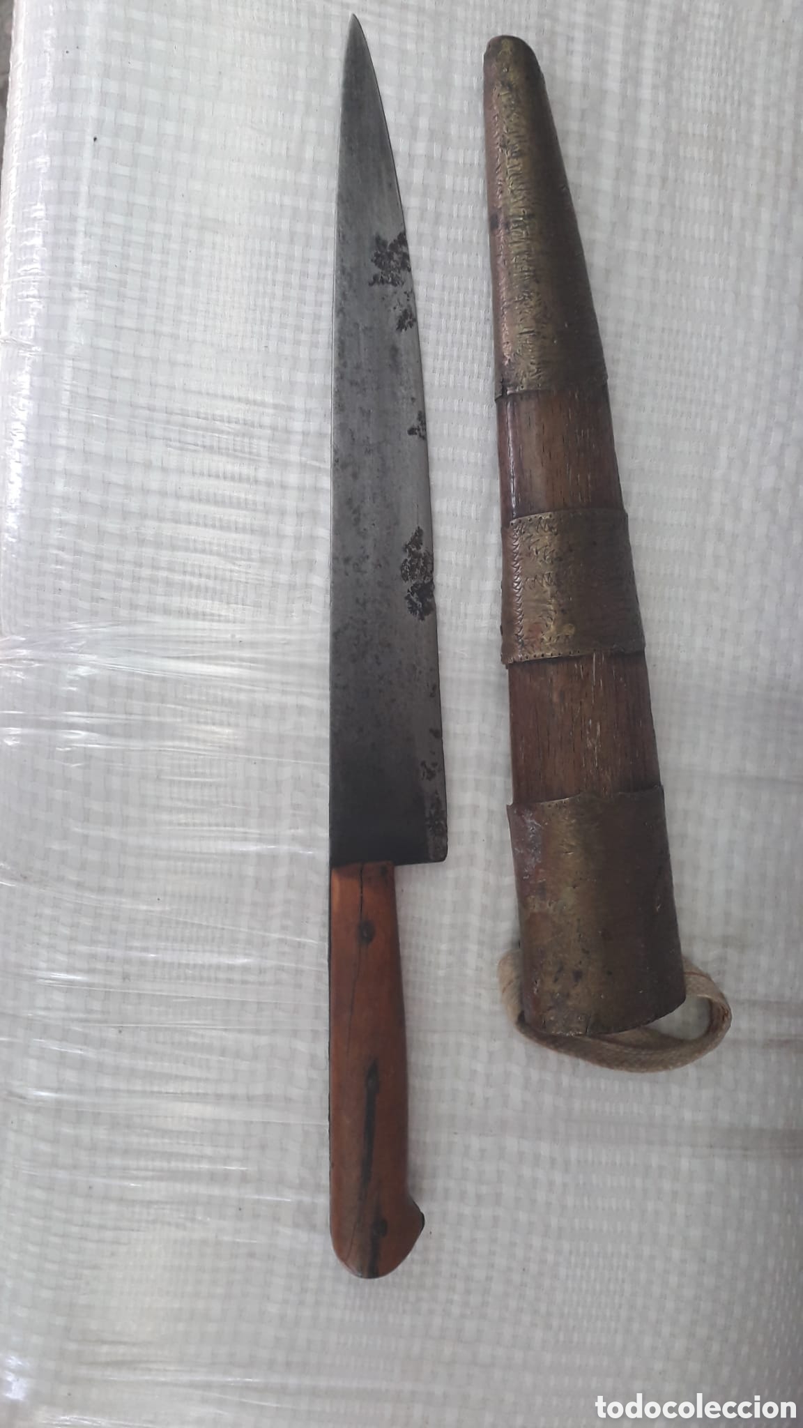 Militaria: Cuchillo vintage de colecci&oacute;n - Foto 1