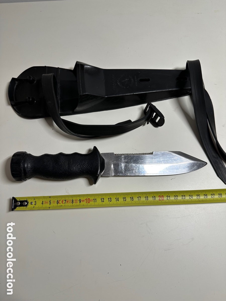 Militaria: Cuchillo de buceo Spirotechnique. - Foto 7