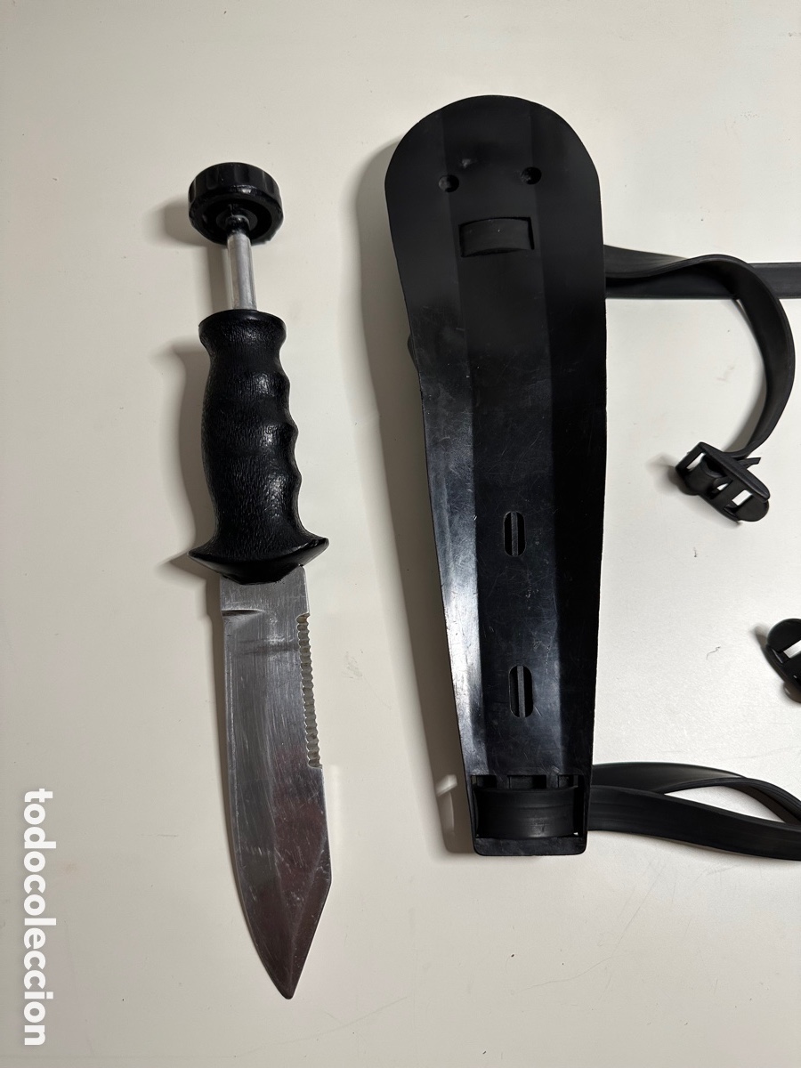 Militaria: Cuchillo de buceo Spirotechnique. - Foto 11