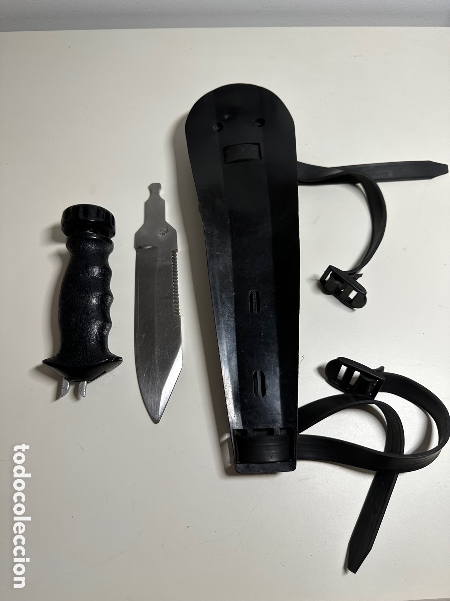 Militaria: Cuchillo de buceo Spirotechnique. - Foto 12