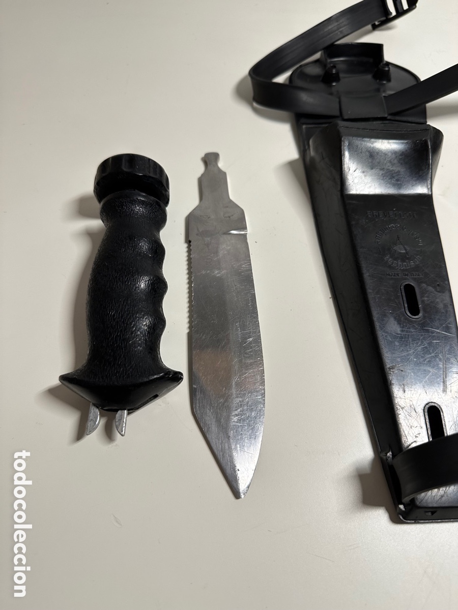 Militaria: Cuchillo de buceo Spirotechnique. - Foto 13