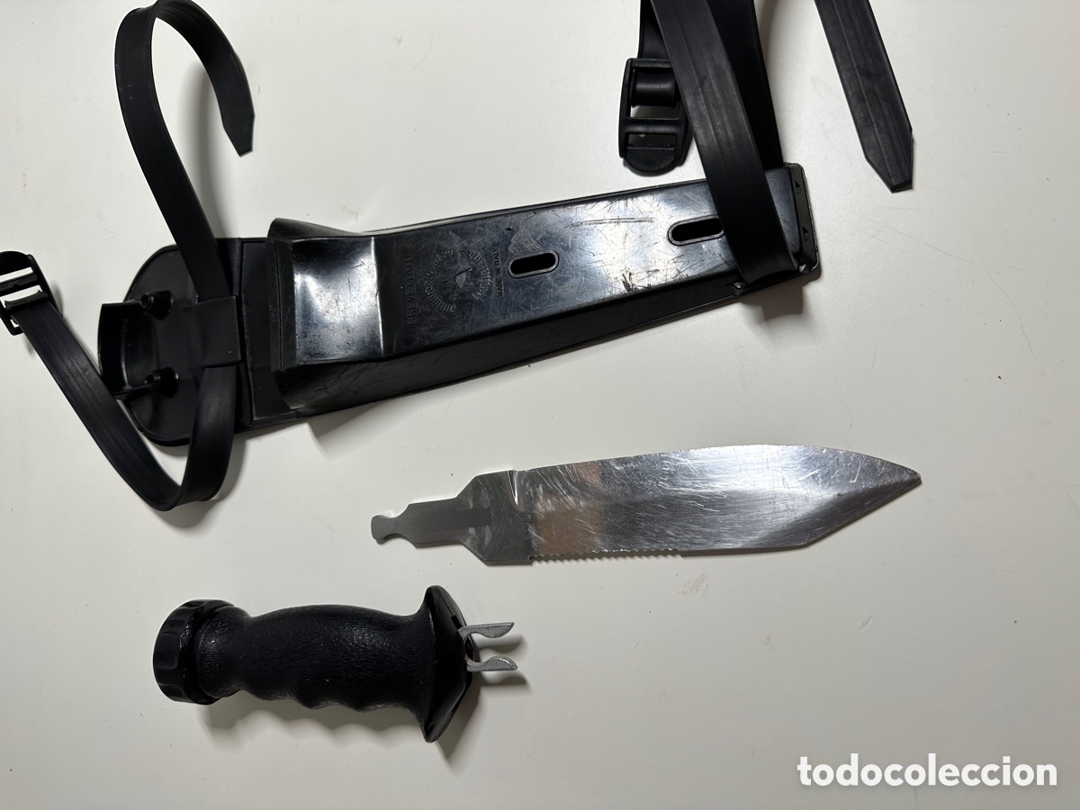 Militaria: Cuchillo de buceo Spirotechnique. - Foto 15