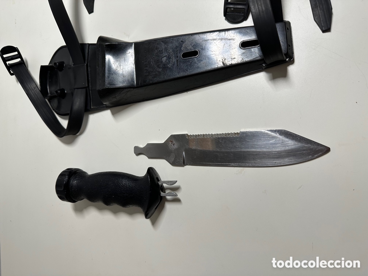 Militaria: Cuchillo de buceo Spirotechnique. - Foto 16
