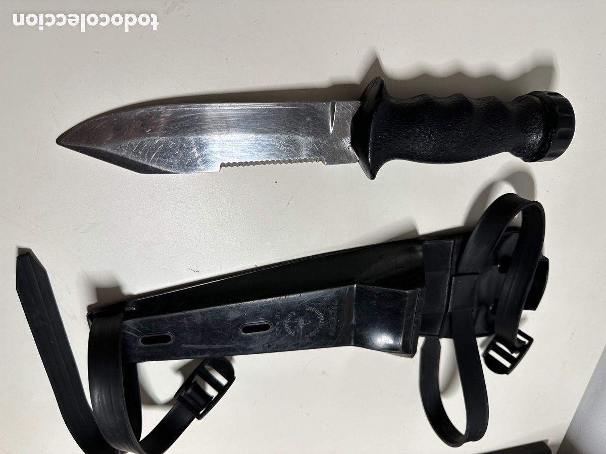 Militaria: Cuchillo de buceo Spirotechnique. - Foto 18