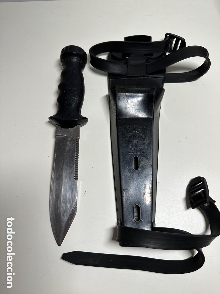 Militaria: Cuchillo de buceo Spirotechnique. - Foto 20