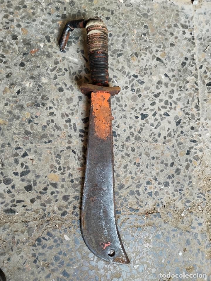 Militaria: antiguo machete - Foto 1