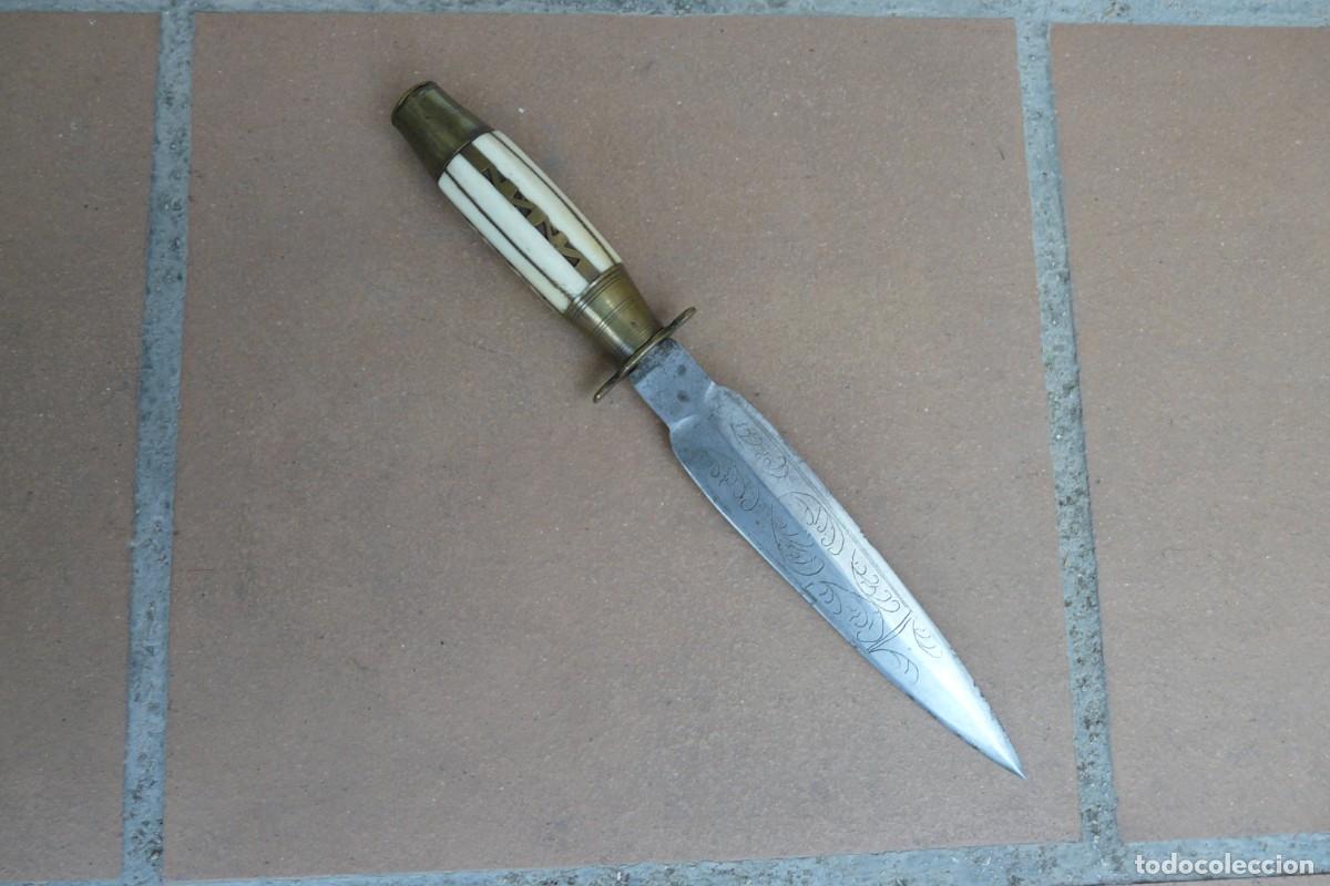 Militaria: ANTIGUO CUCHILLO DE ALBACETE SIGLO XIX