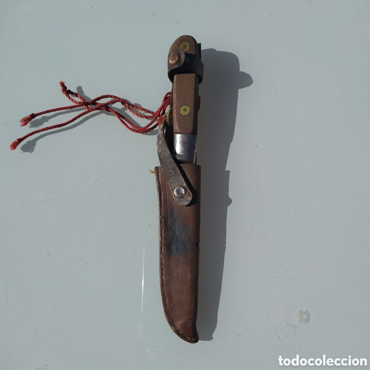 Militaria: Cuchillo campero con funda - Foto 3