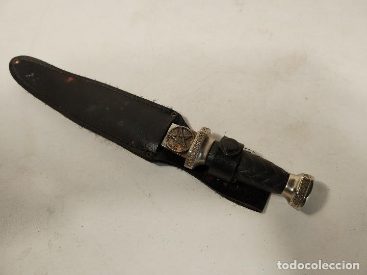 Militaria: cuchillo con la estrella de pentagrama - Foto 2