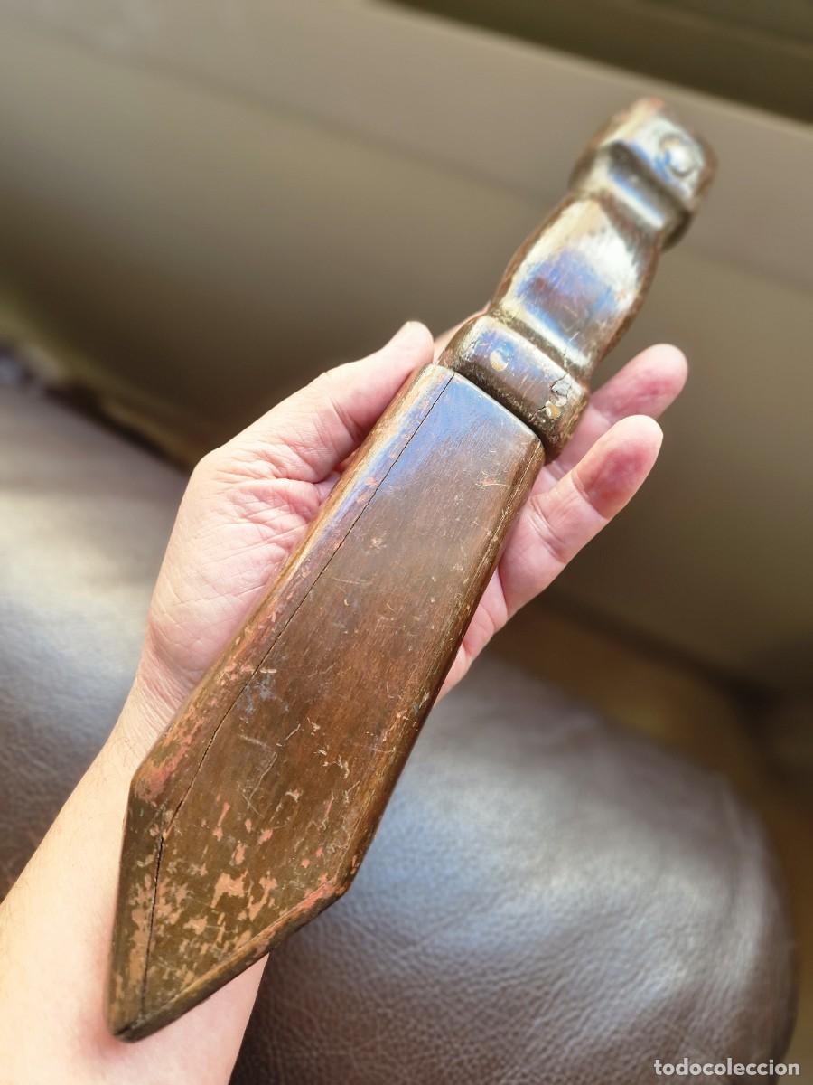 Militaria: CUCHILLO ARTESANO CON FUNDA - Foto 10