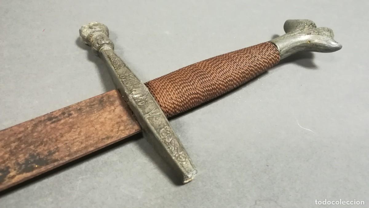 Militaria: ESPADA DE ACERO DECORATIVA - Foto 7