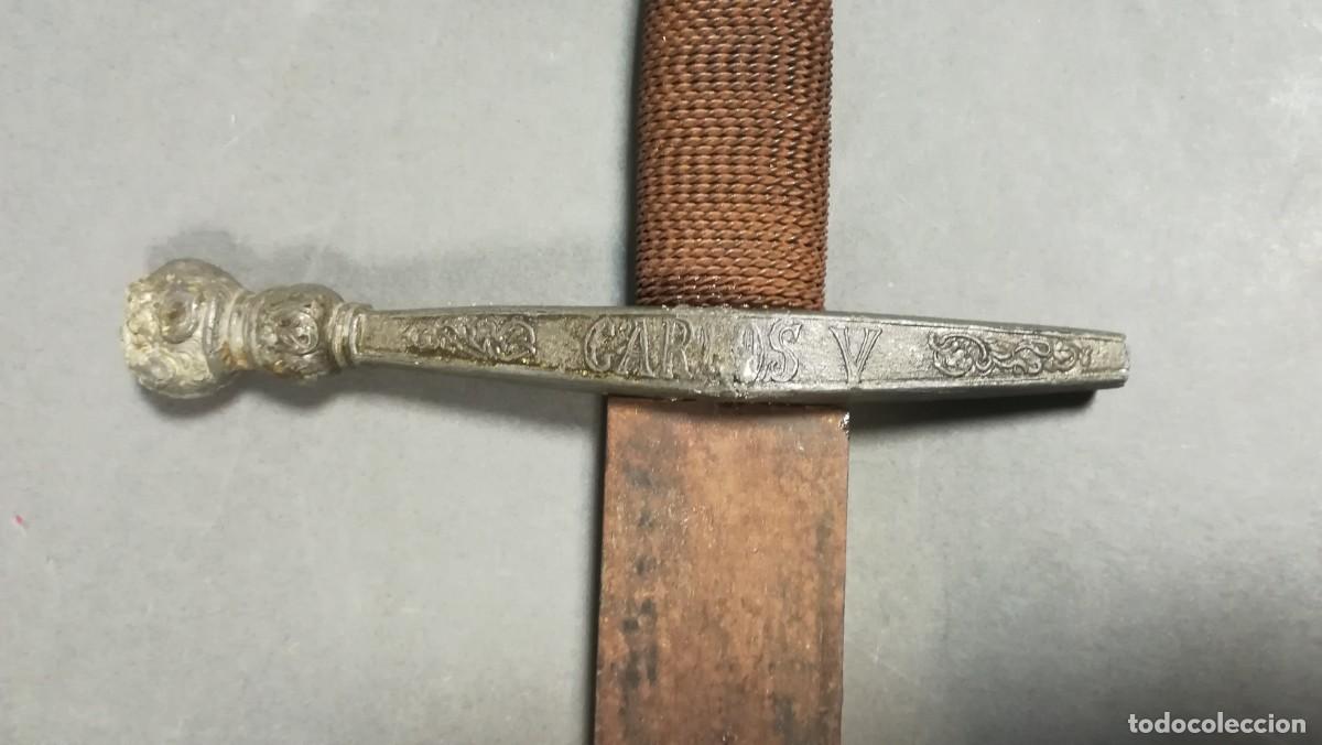 Militaria: ESPADA DE ACERO DECORATIVA - Foto 8