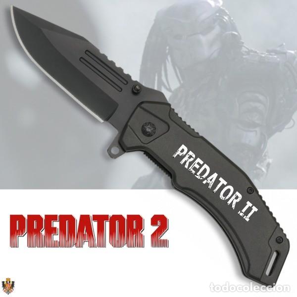 Militaria: NAVAJA PREDATOR II MANGO ALUMINIO. 21 CMS - Foto 1