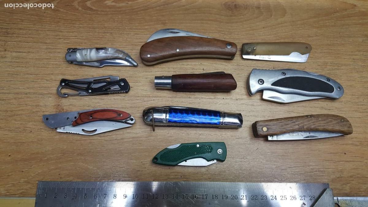 Militaria: LOTE DE 10 NAVAJAS - Foto 2