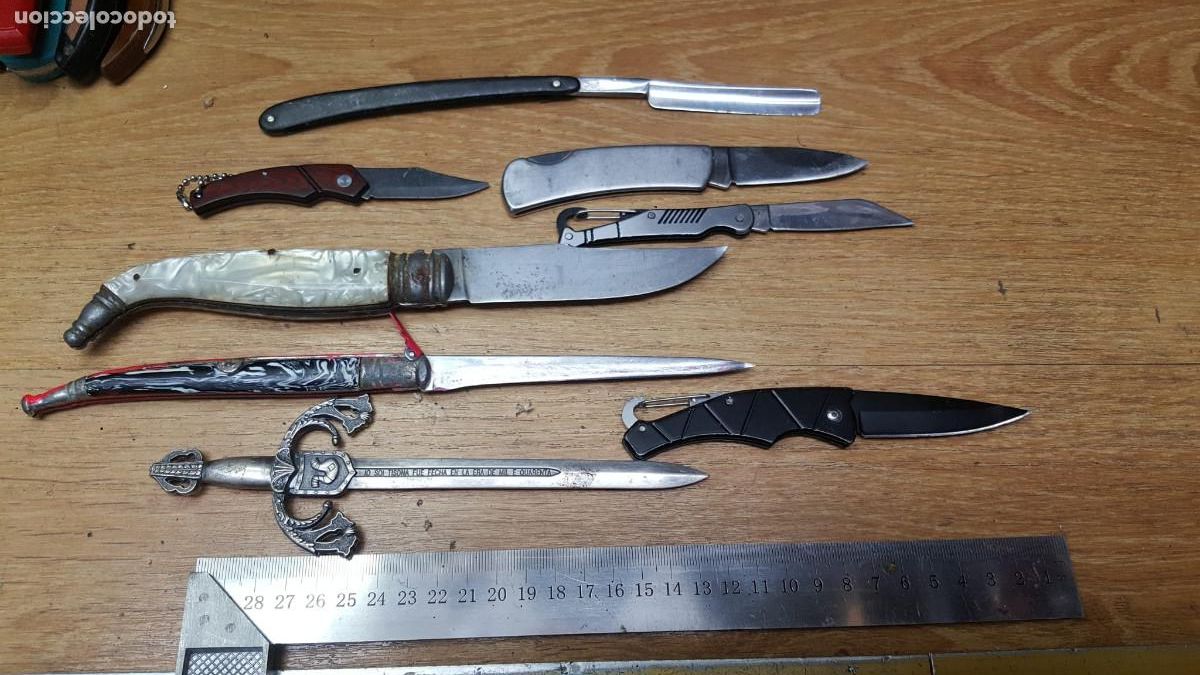 Militaria: LOTE DE 8 NAVAJAS - Foto 3