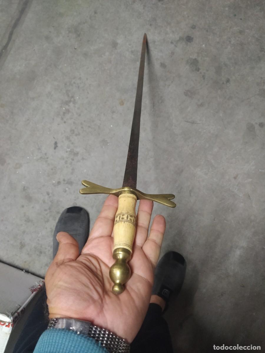 Militaria: ESPADA con guarda y remate en bronce. - Foto 8