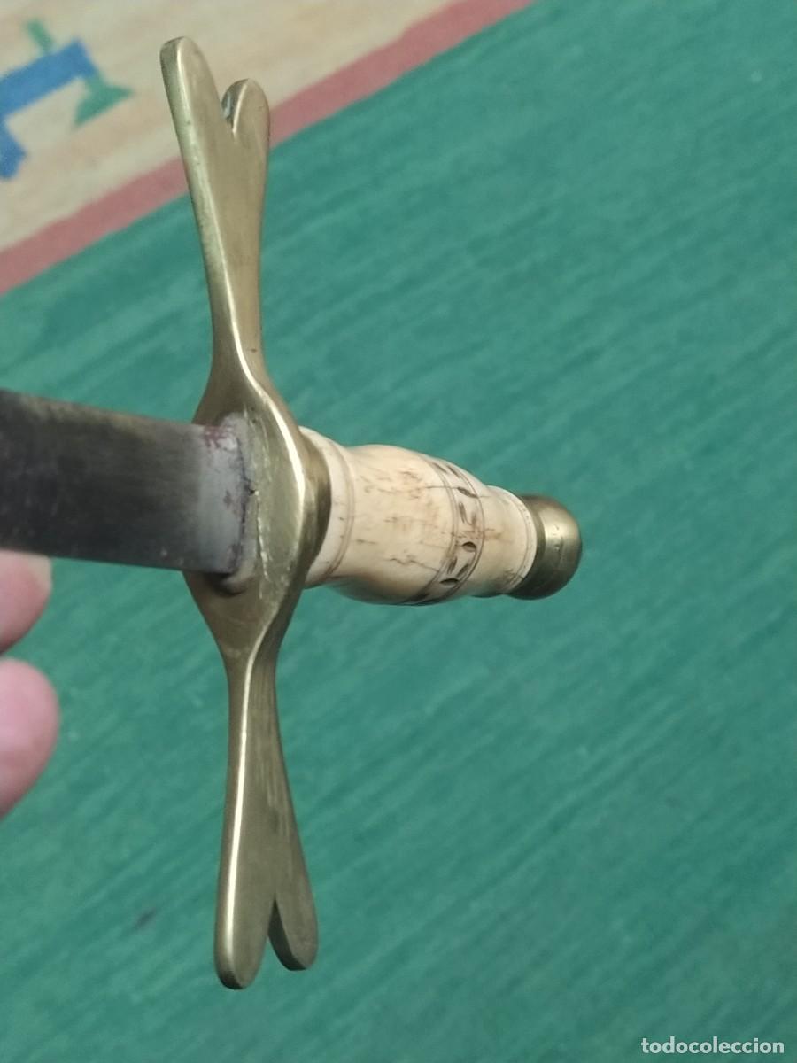 Militaria: ESPADA con guarda y remate en bronce. - Foto 19