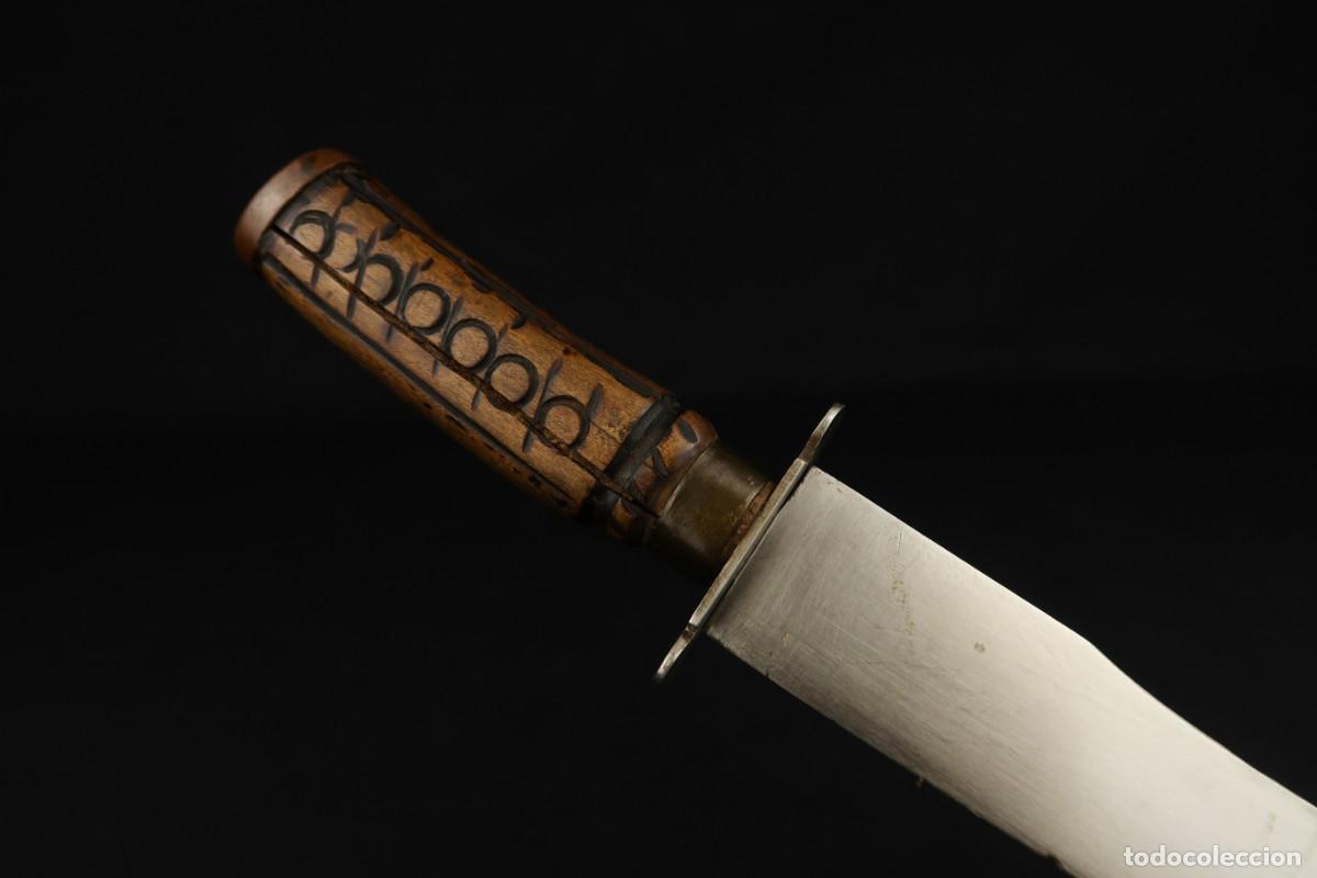 Militaria: Antiguo Cuchillo Artesanal - Foto 1