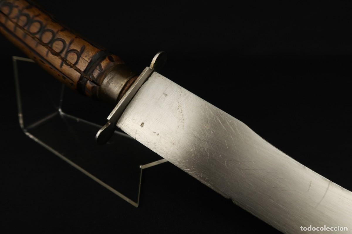 Militaria: Antiguo Cuchillo Artesanal - Foto 6