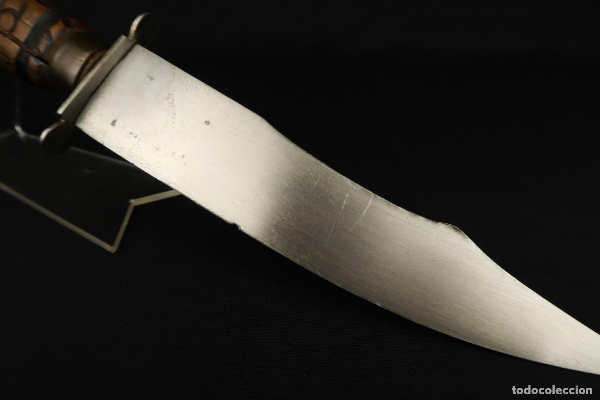 Militaria: Antiguo Cuchillo Artesanal - Foto 7