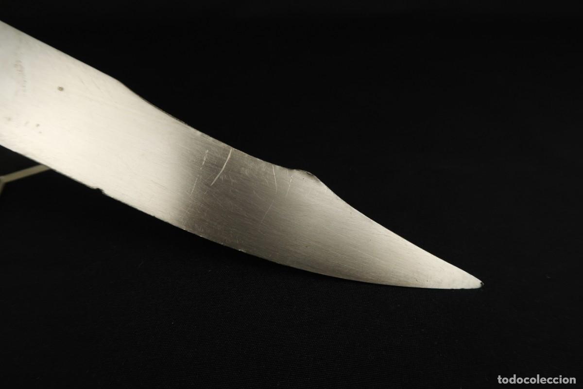 Militaria: Antiguo Cuchillo Artesanal - Foto 8