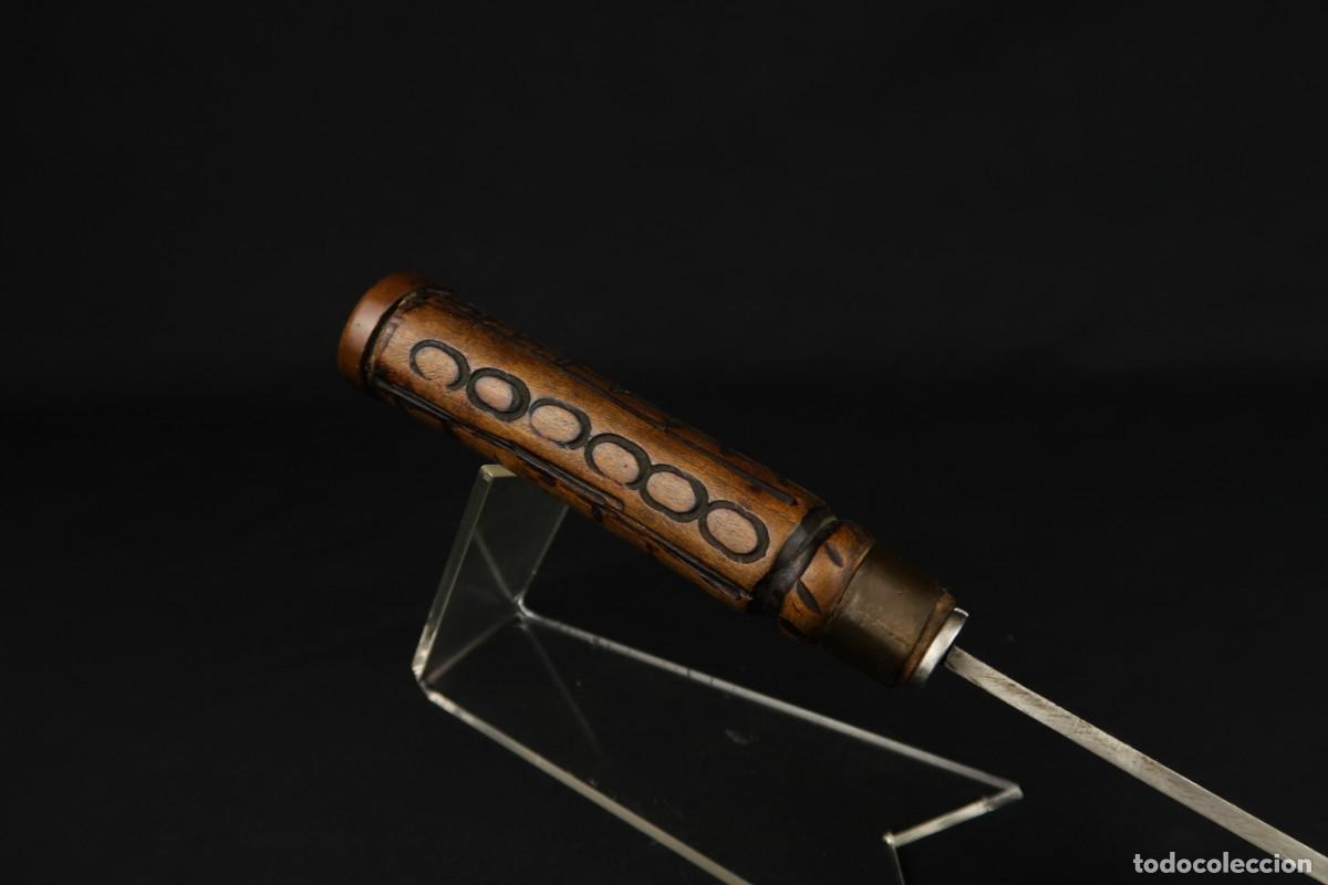 Militaria: Antiguo Cuchillo Artesanal - Foto 10