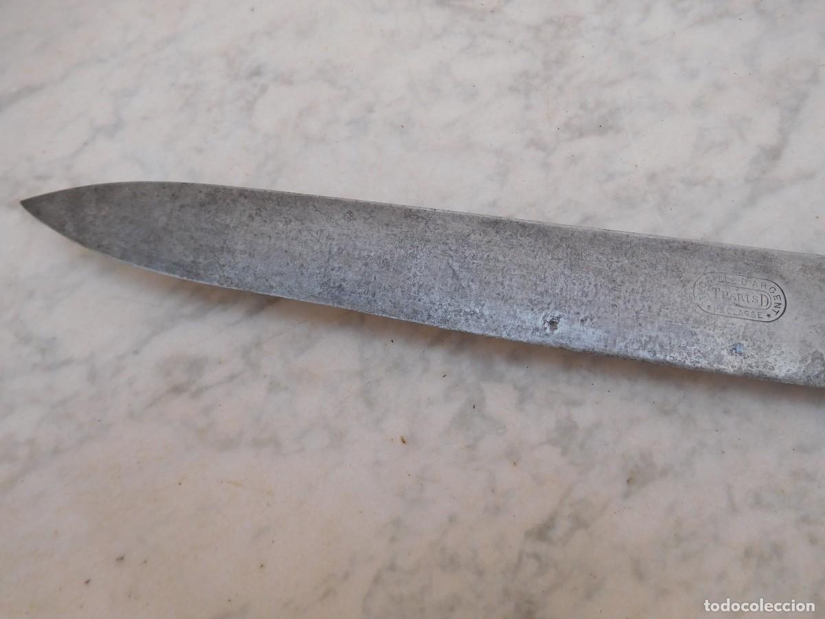 Militaria: Cuchillo antiguo con mango de marfil - Foto 7