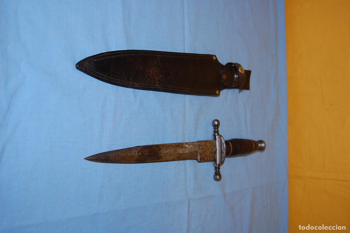 Militaria: ORIGINAL DAGA ANTIGUA - Foto 3