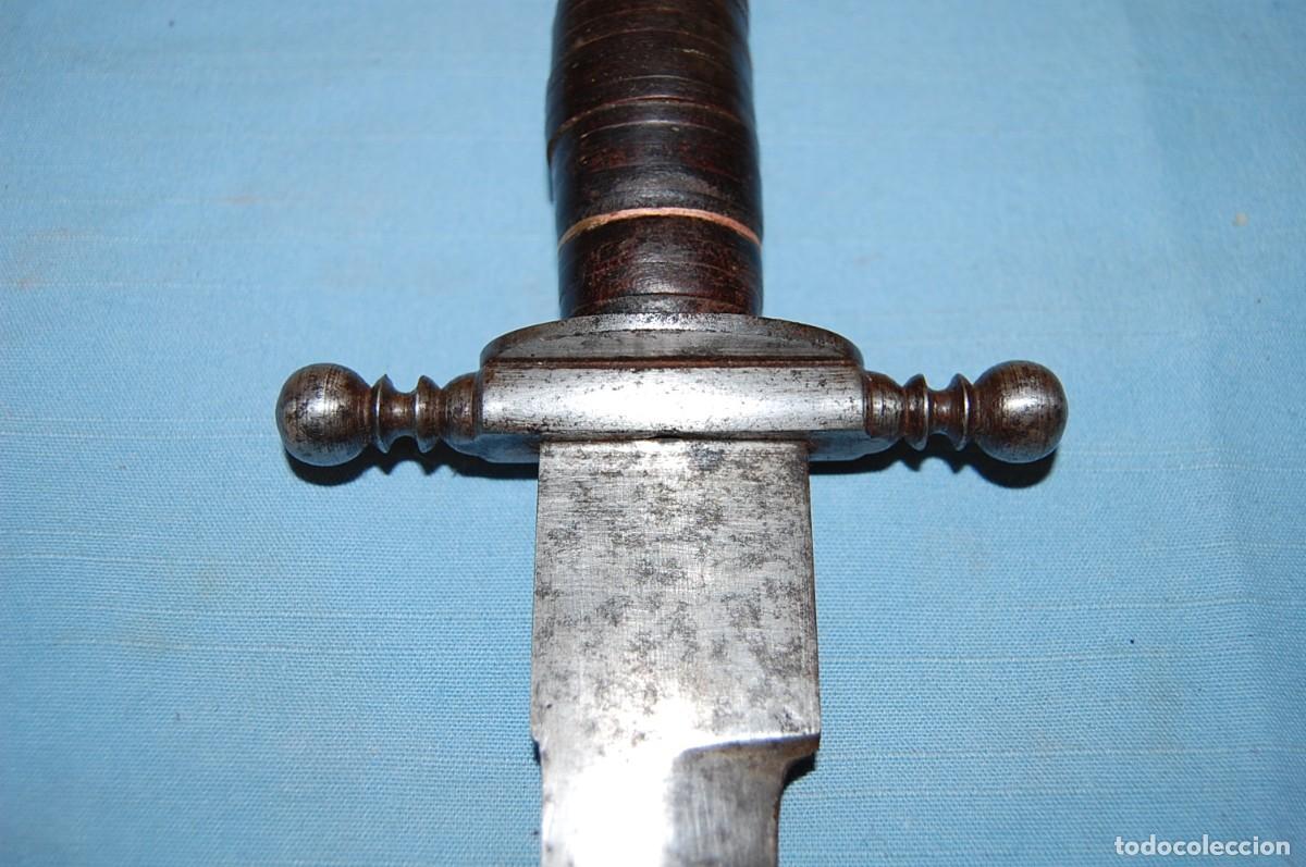 Militaria: ORIGINAL DAGA ANTIGUA - Foto 5