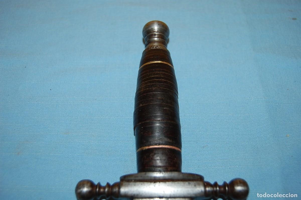 Militaria: ORIGINAL DAGA ANTIGUA - Foto 6