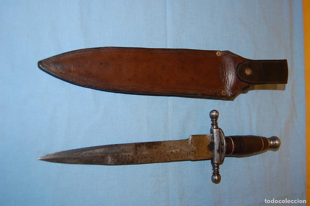 Militaria: ORIGINAL DAGA ANTIGUA - Foto 9