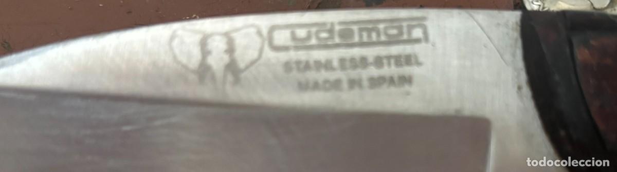 Militaria: MACHETE CUDEMAN CON FUNDA DE PIEL - Foto 2