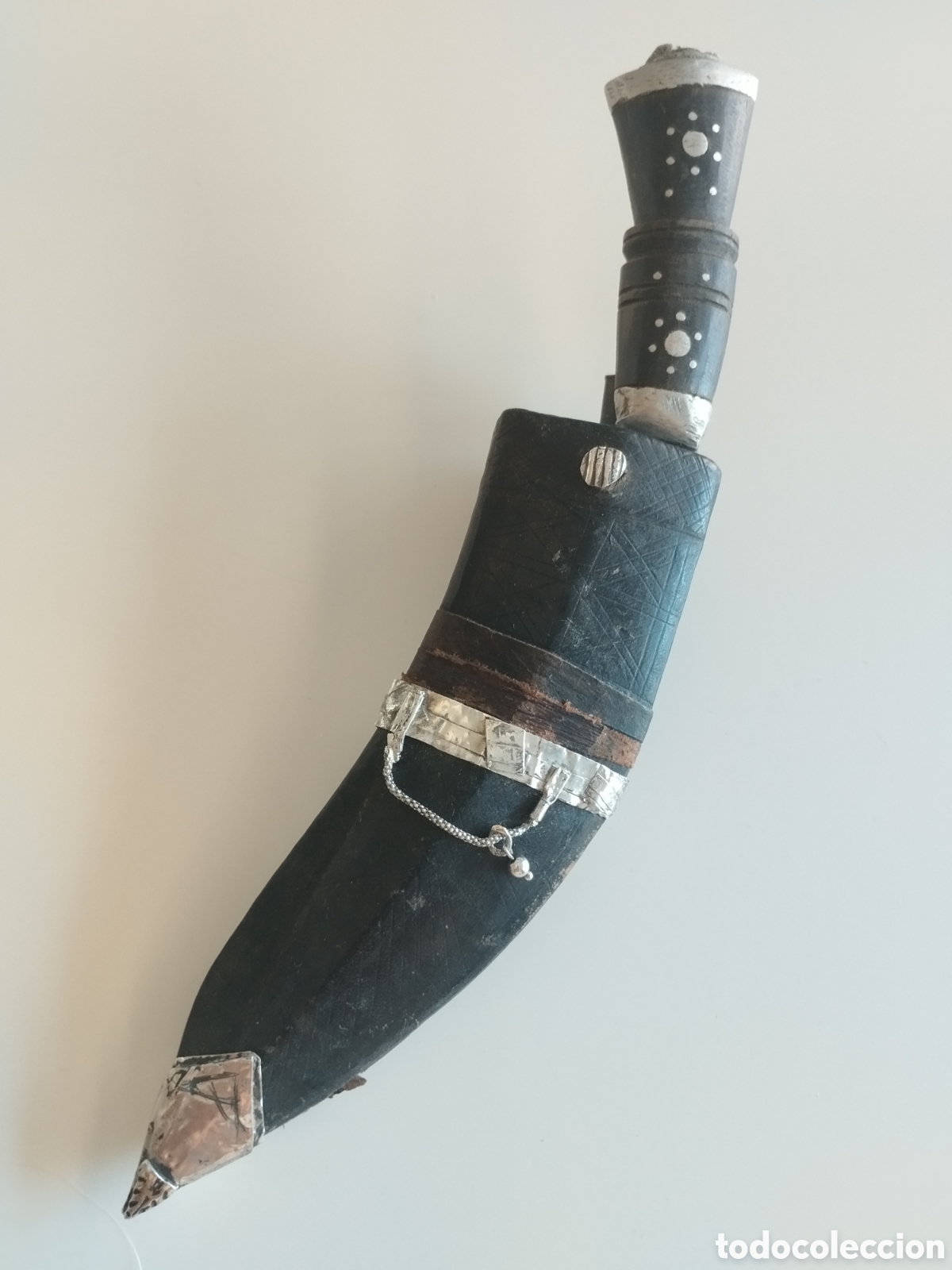 Militaria: antiguo cuchillo KUKRI - Foto 2