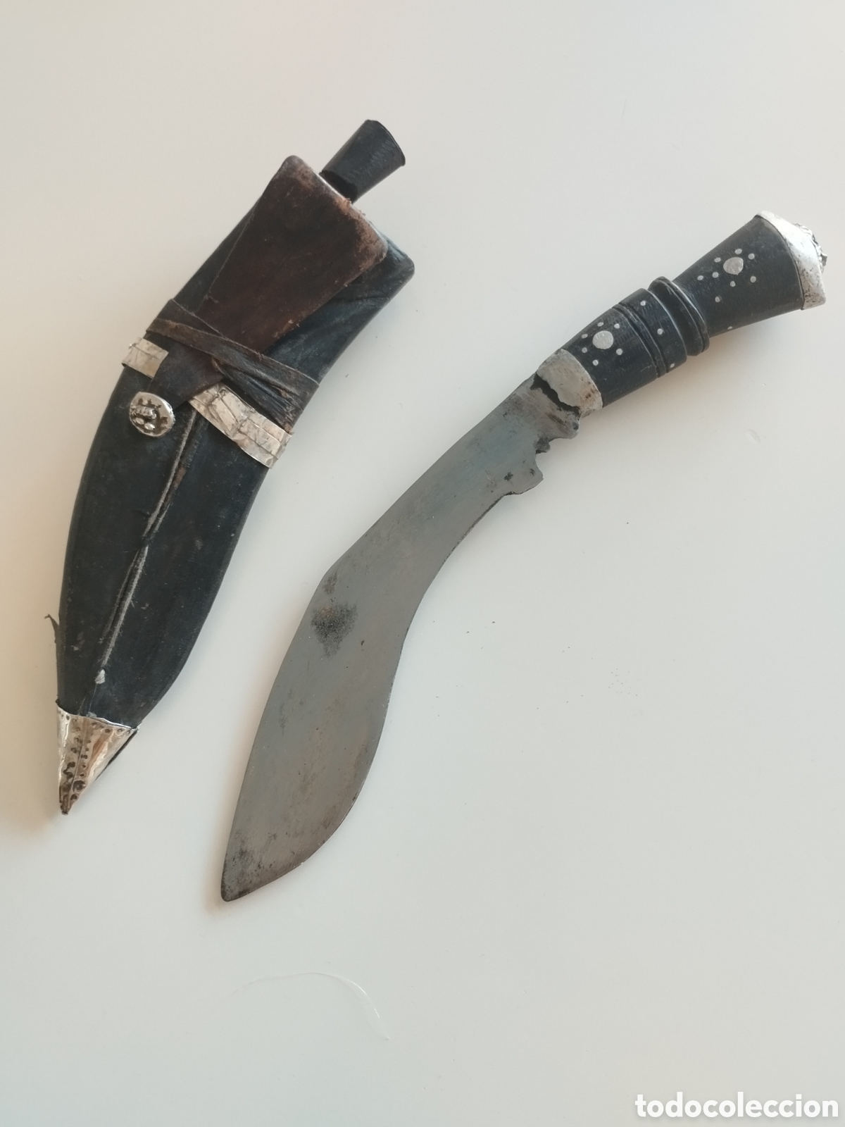 Militaria: antiguo cuchillo KUKRI - Foto 5