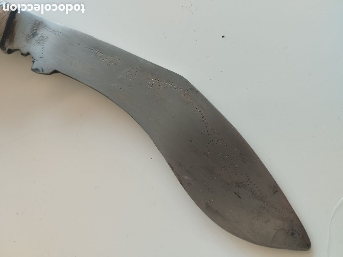Militaria: antiguo cuchillo KUKRI - Foto 7