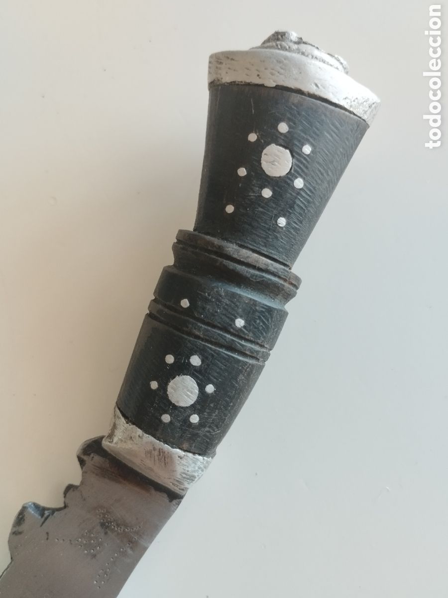 Militaria: antiguo cuchillo KUKRI - Foto 8