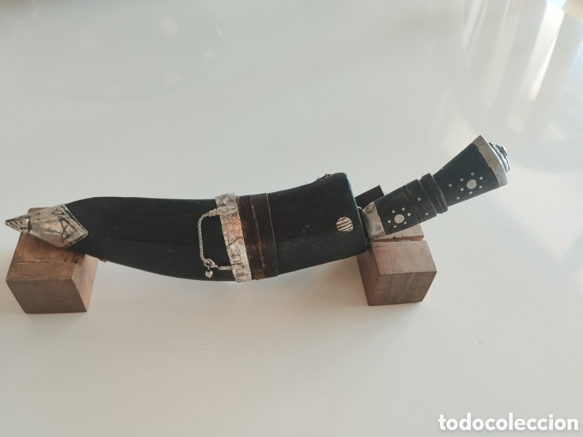 Militaria: antiguo cuchillo KUKRI - Foto 1