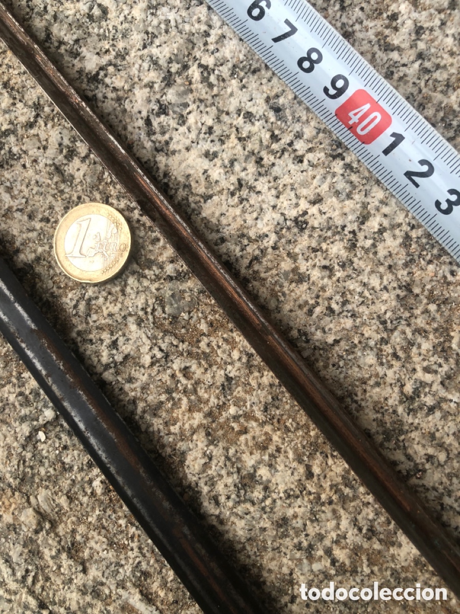Militaria: dos hojas de espada, una triangular y otra plana - Foto 4