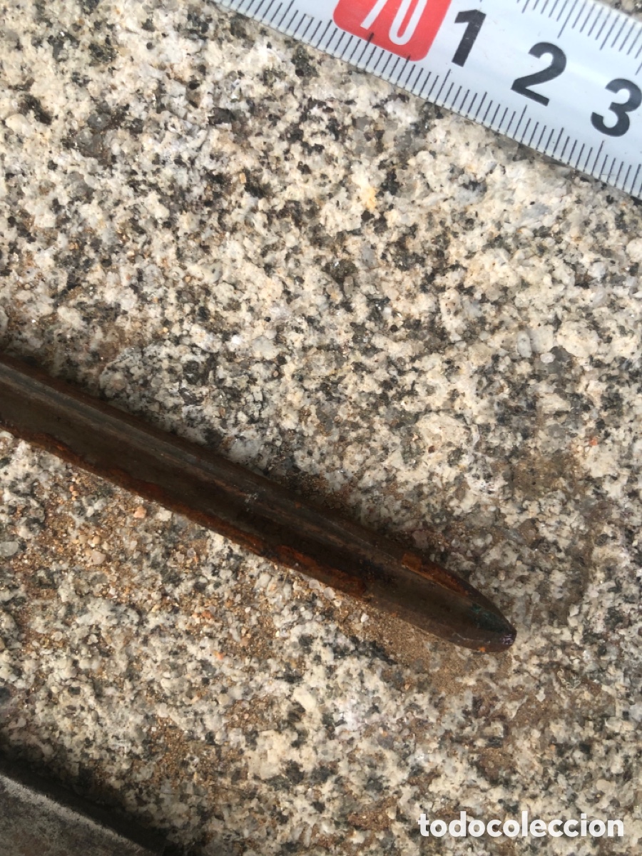 Militaria: dos hojas de espada, una triangular y otra plana - Foto 5