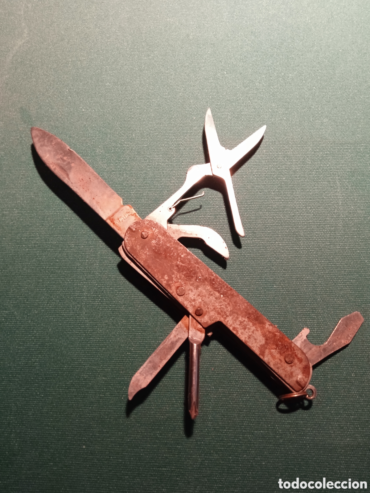 Militaria: NAVAJA MULTIUSOS DEFECTUOSA - Foto 2