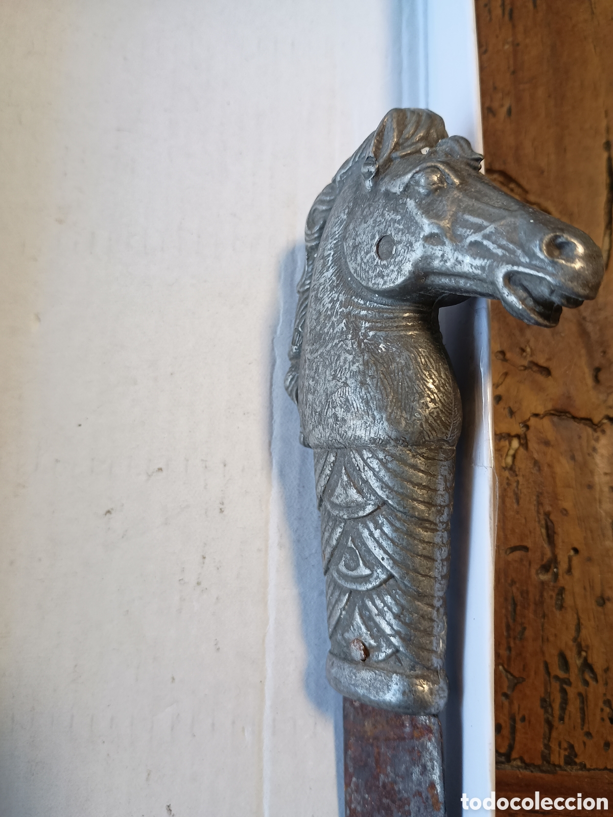 Militaria: Daga cuchillo mango baston - Foto 4