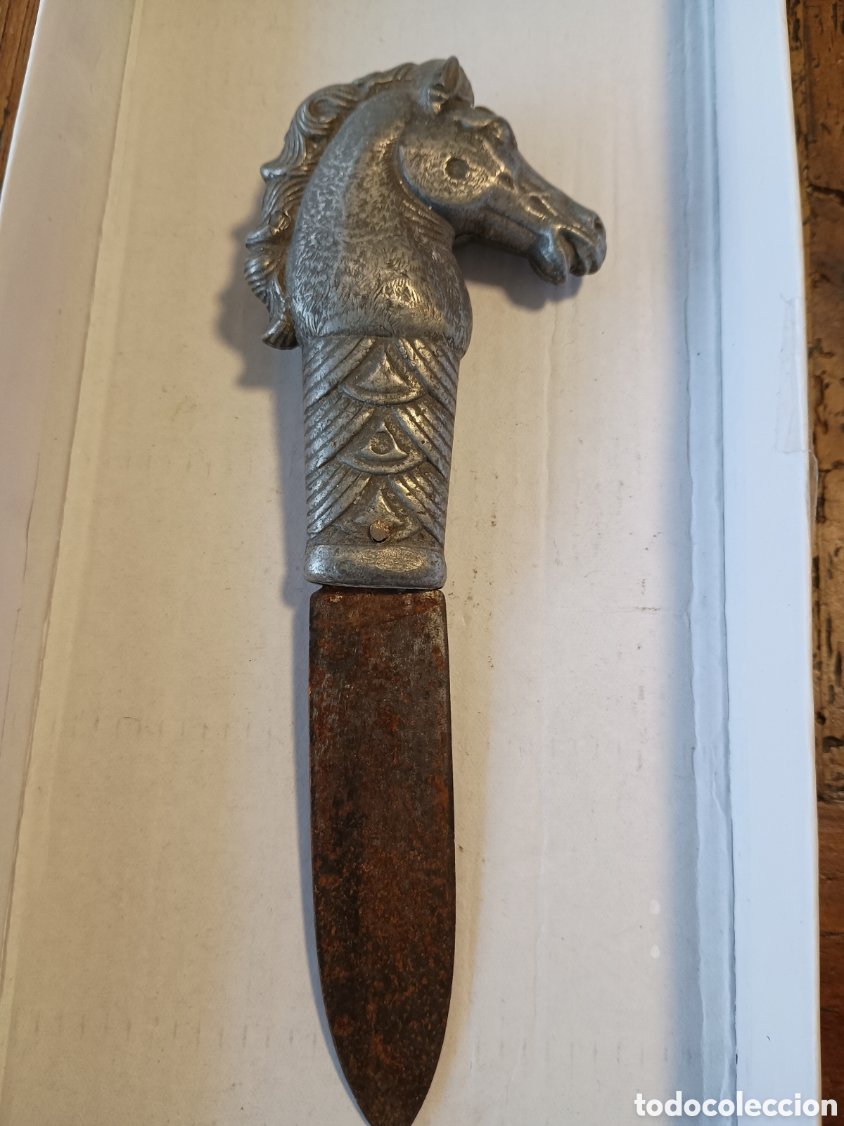 Militaria: Daga cuchillo mango baston - Foto 5