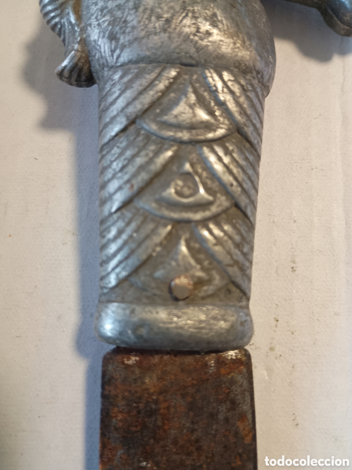 Militaria: Daga cuchillo mango baston - Foto 6