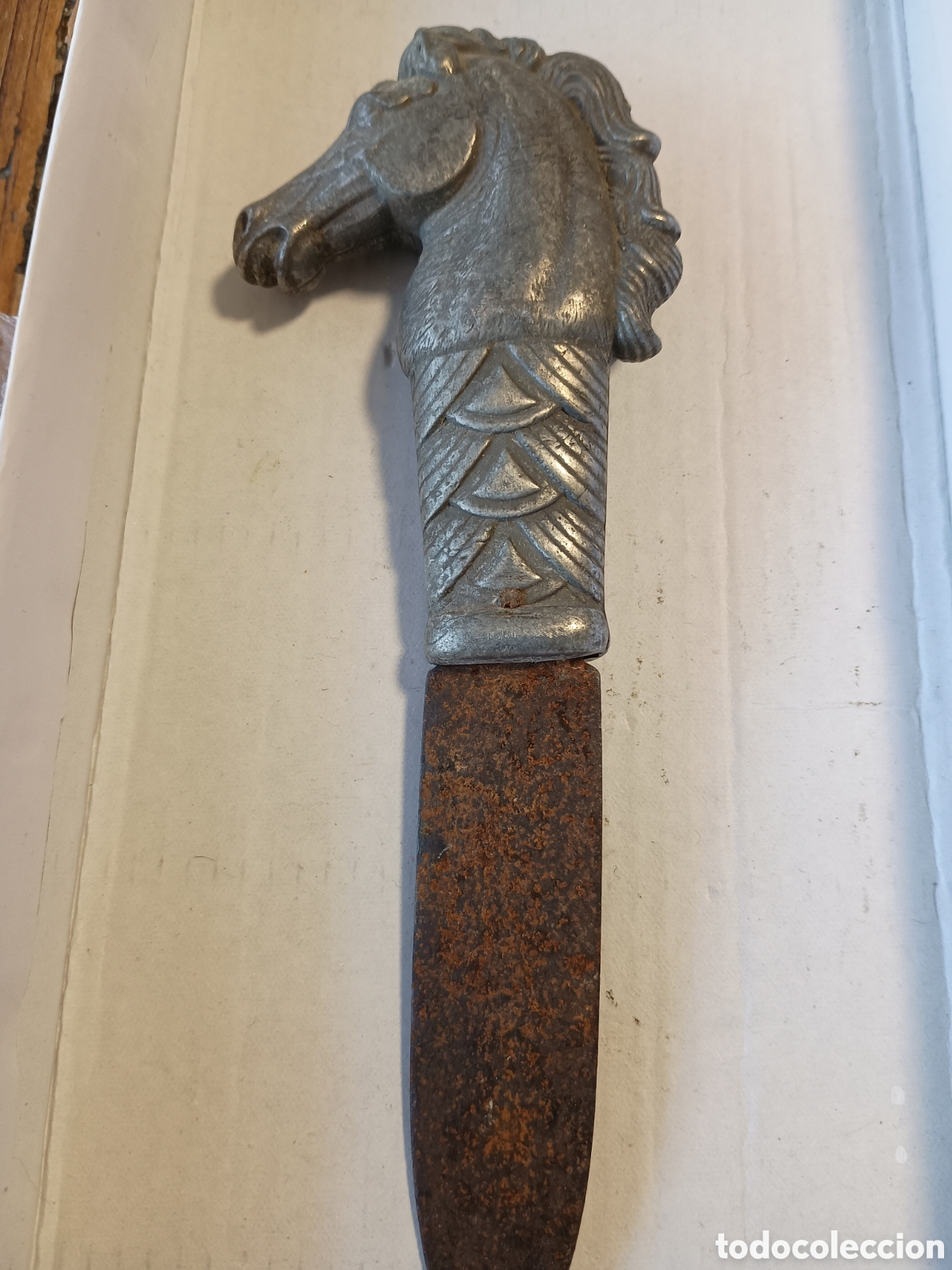 Militaria: Daga cuchillo mango baston - Foto 7